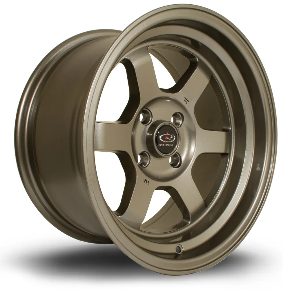 Rota Grid V 15x8" 4x114.3 ET0, Antiek brons
