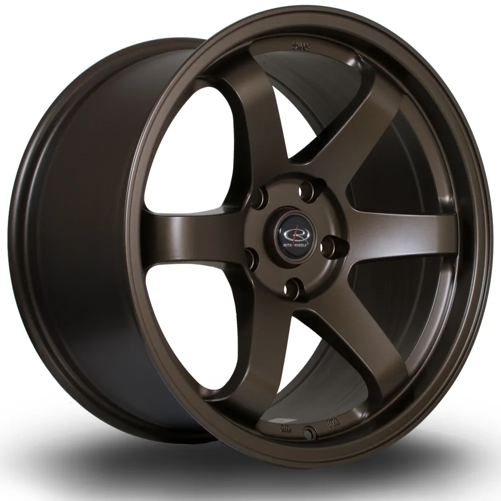 Rota Grid 18x10" 5x114.3 ET35, Koperbruin met Sleutelbeveiliging