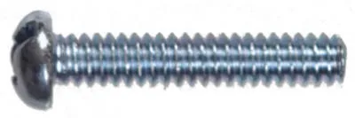 True Value 158907-1 Slotted Round Screw 1/4-20 X ¾ . Verzinkt Staal