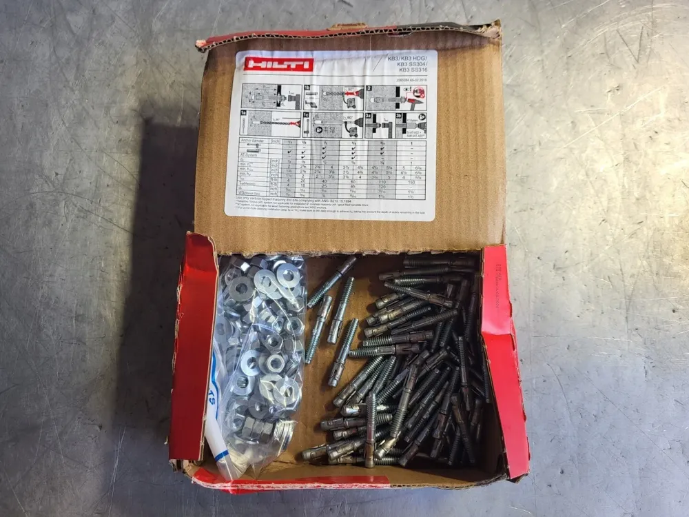 KB3 1/4" x 1-3/4" Expansion Anchor 282502 (Box 66)