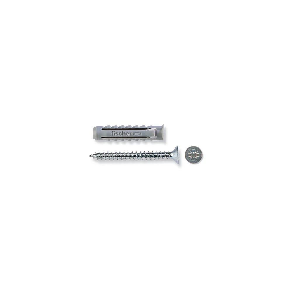Fischer nylon plug chipboard screw diameter 10