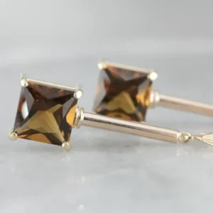 Autumn Smoky Quartz Drop Earrings met CE-Keurmerk