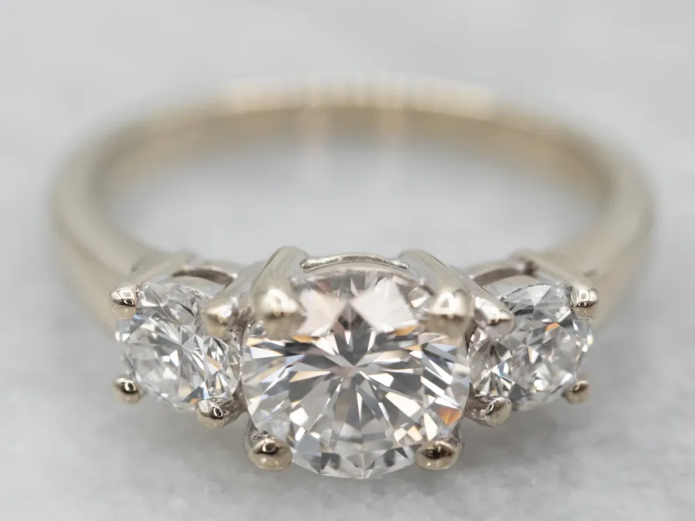 Beautiful Diamond Engagement Ring - DIN Norm