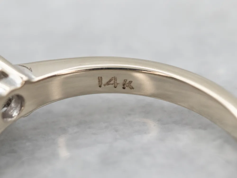 Beautiful Diamond Engagement Ring - DIN Norm