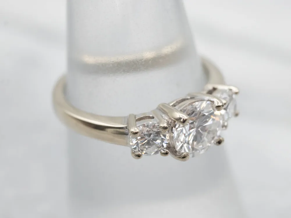 Beautiful Diamond Engagement Ring - DIN Norm