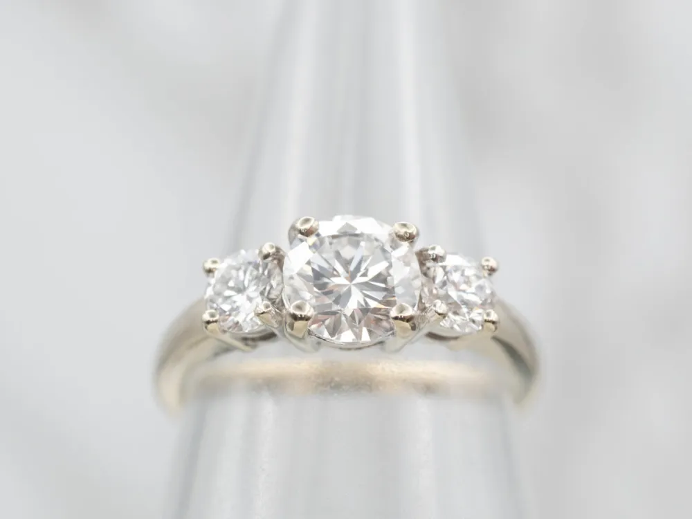 Beautiful Diamond Engagement Ring - DIN Norm
