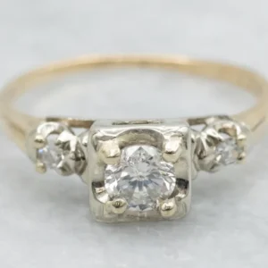 Classic 1950s Diamond Engagement Ring