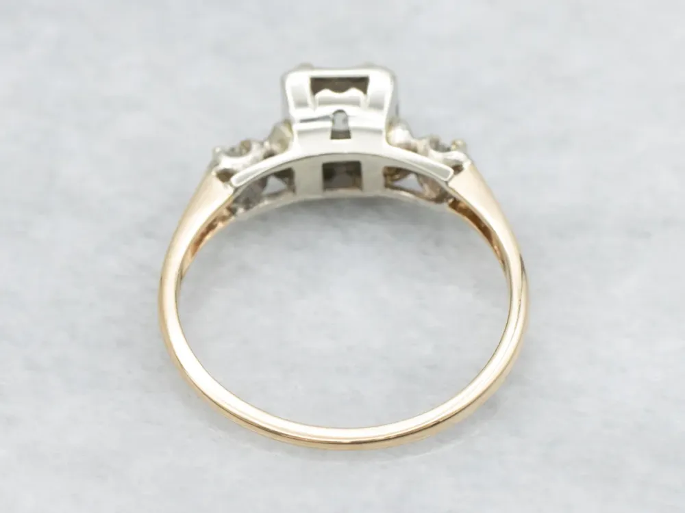 Classic 1950s Diamond Engagement Ring