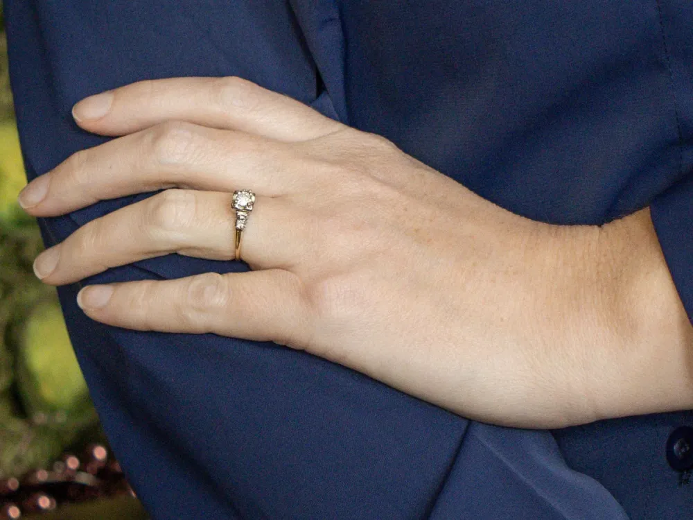 Classic 1950s Diamond Engagement Ring