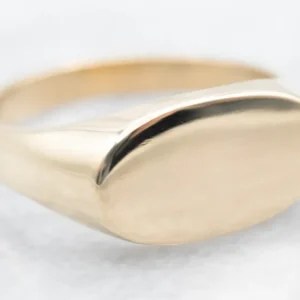 Classic East-West Unisex Signet Ring