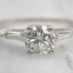 Classic Retro Era Diamond Engagement Ring