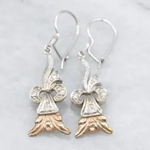Diamond Drop Earrings from Vintage Era Jewelry - DIN Norm
