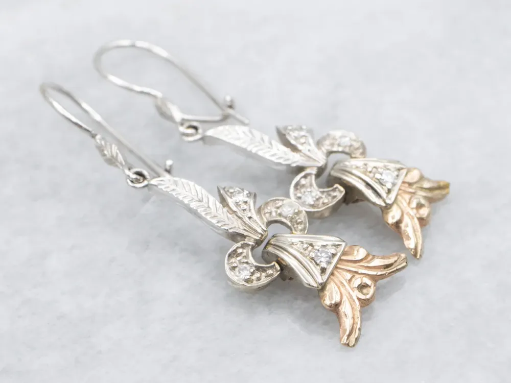 Diamond Drop Earrings from Vintage Era Jewelry - DIN Norm