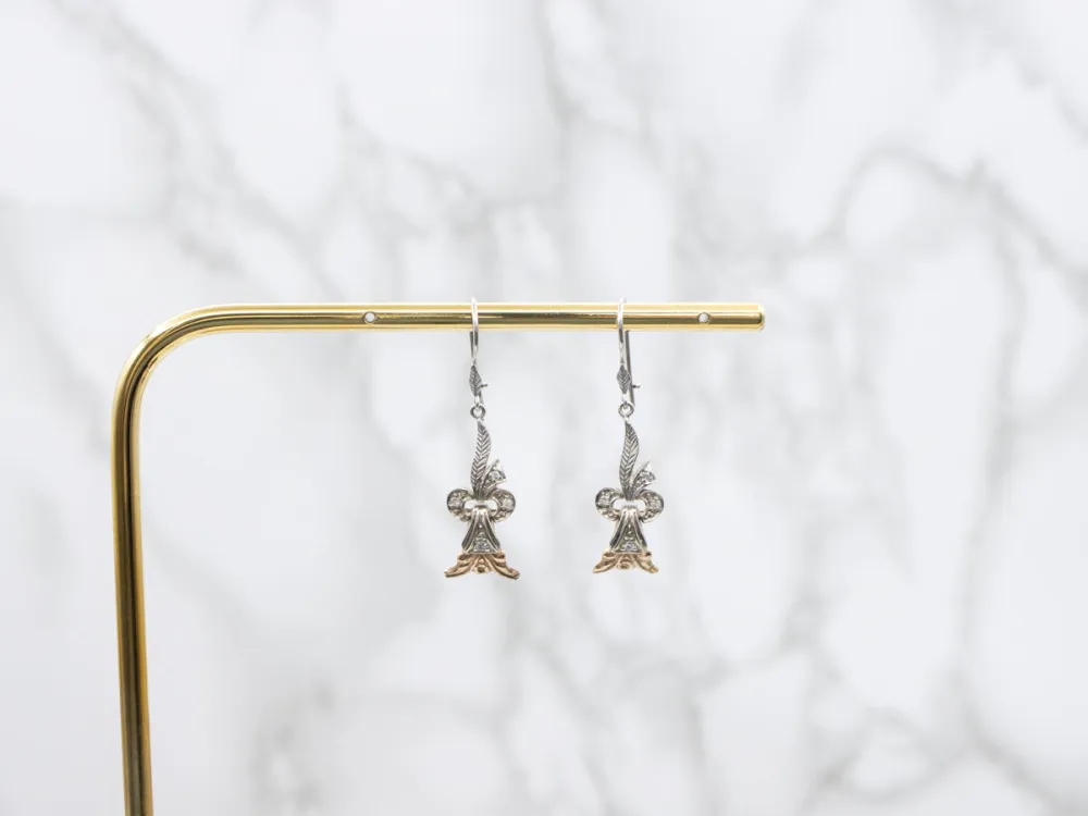 Diamond Drop Earrings from Vintage Era Jewelry - DIN Norm