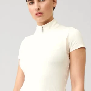 Everly S/S Shirt Off Melkwit XS - DIN Norm