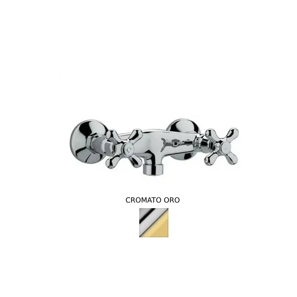 External shower group Iris series model IRV168CO gold metaalglans Paffoni