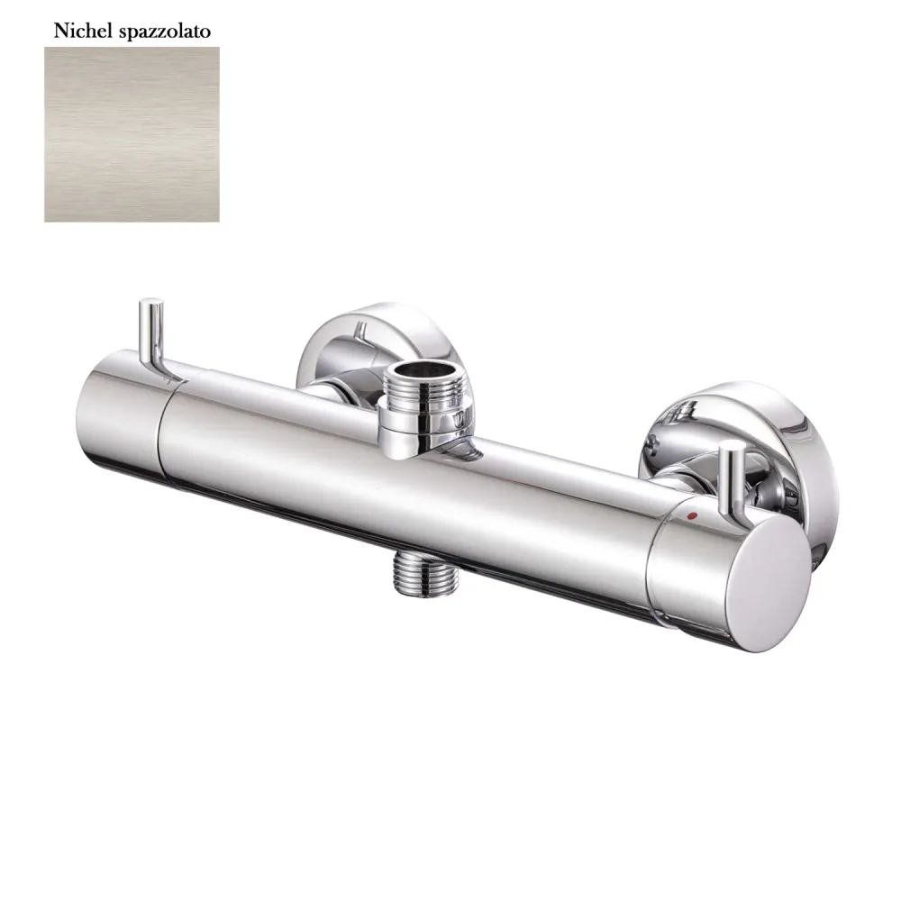 External shower mixer 35mm cartridge and nickel diverter met CE-Keurmerk