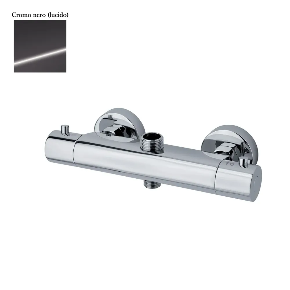 External shower thermostatic ebbenhout chrome diverter - DIN Norm