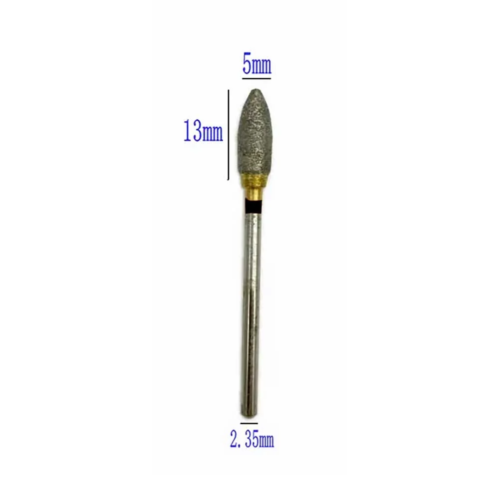 Gegalvaniseerd Ruim grain oval diamond bur - Total -sinterized size 0.50.