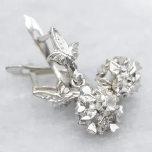 Gegalvaniseerd Sweetheart Synthetic Spinel Parelmoer Gold Drop Earrings