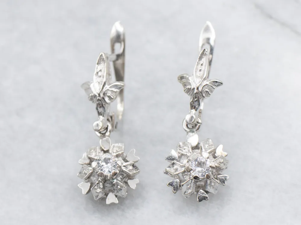 Gegalvaniseerd Sweetheart Synthetic Spinel Parelmoer Gold Drop Earrings