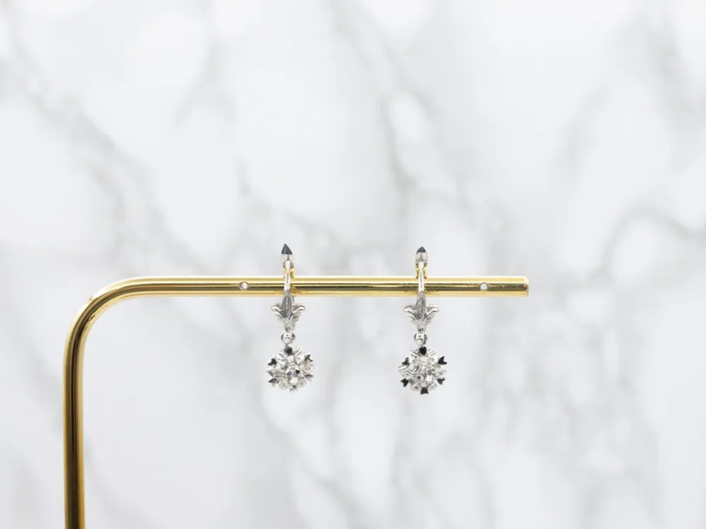Gegalvaniseerd Sweetheart Synthetic Spinel Parelmoer Gold Drop Earrings