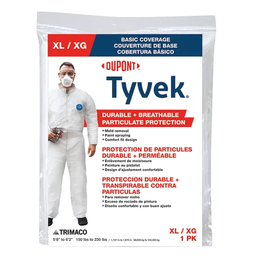 Gegalvaniseerd Trimaco X-Large Trimaco 14123 DuPont, Tyvek Disposable Coverall