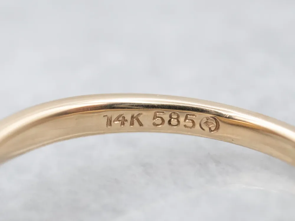 Golden Spiral Diamond Engagement Ring met CE-Keurmerk