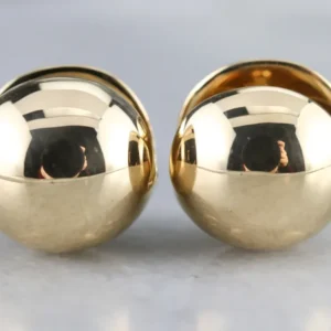 High Karat Verguld Huggy Hoop Earrings