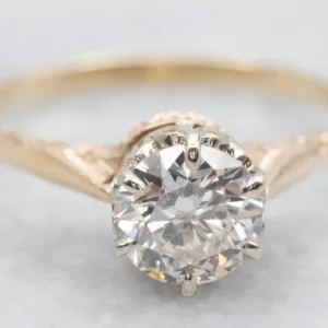 Industrieel Zwaar Belast Lovely GIA Gekeurd Diamond Engagement Ring