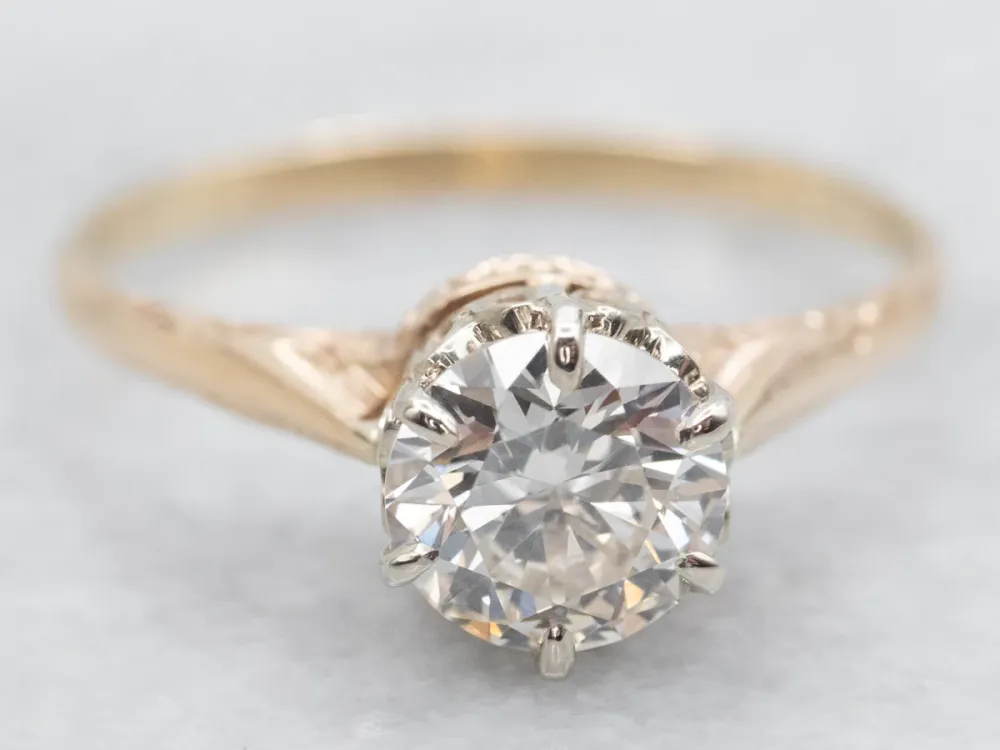 Industrieel Zwaar Belast Lovely GIA Gekeurd Diamond Engagement Ring