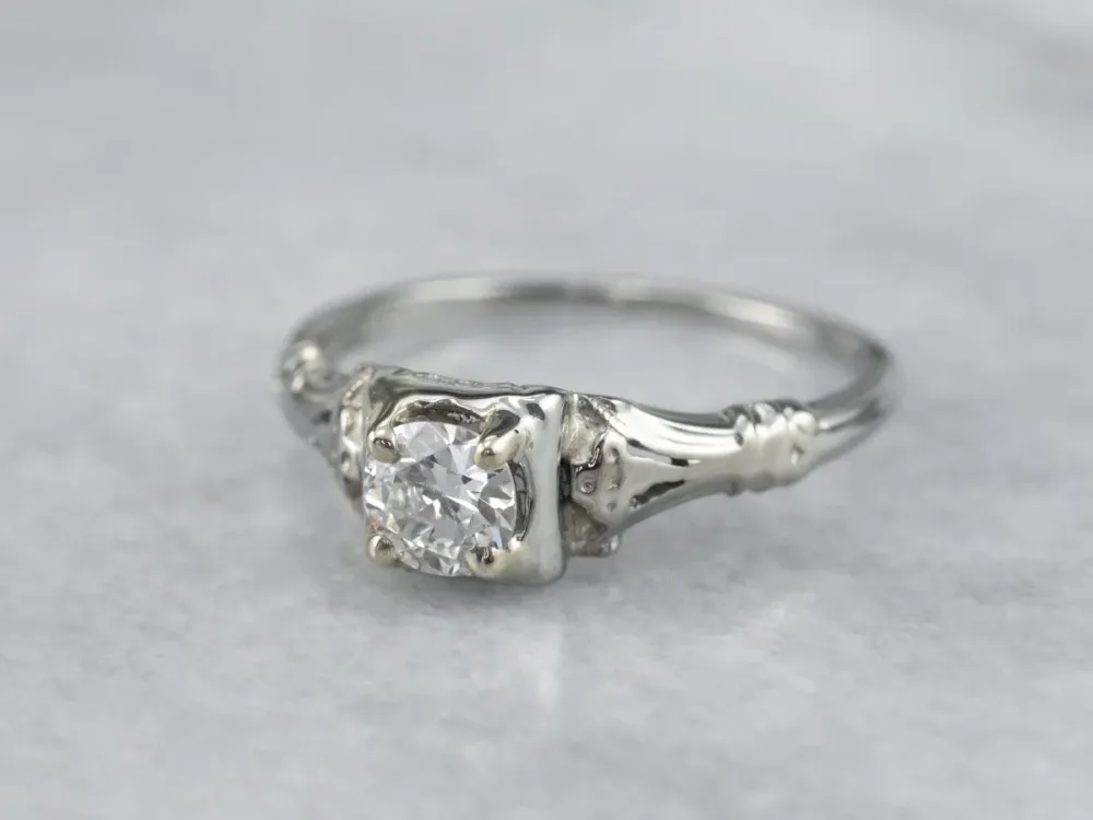 Jabel Art Deco Diamond Engagement Ring met CE-Keurmerk