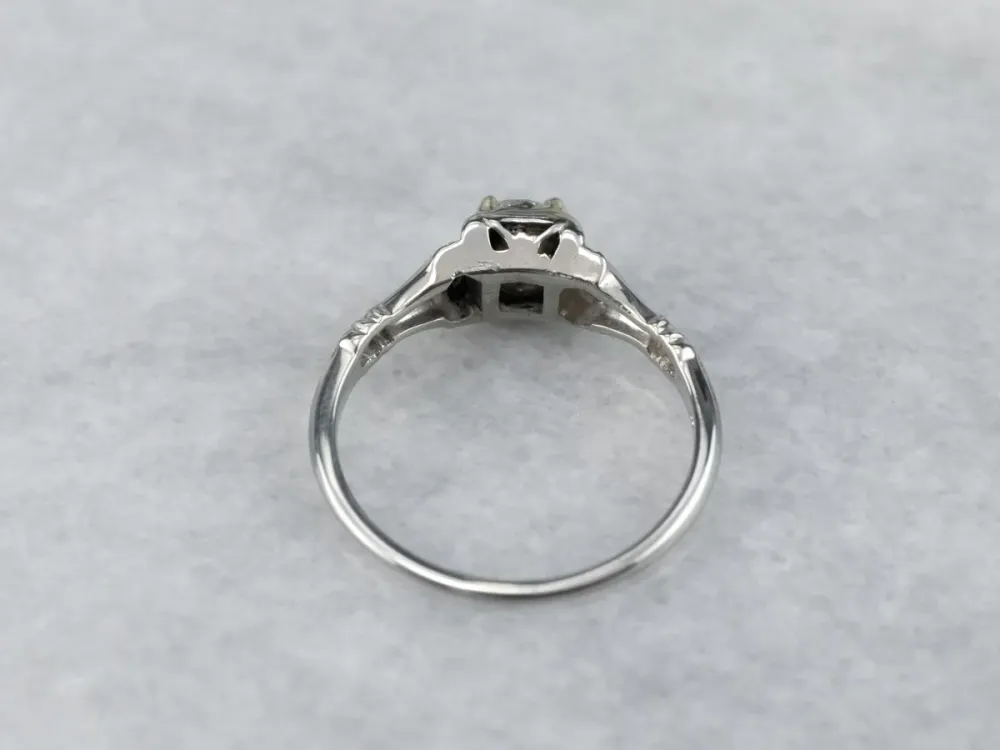 Jabel Art Deco Diamond Engagement Ring met CE-Keurmerk