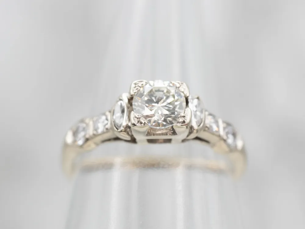 Lovely Round Brilliant Diamond Engagement Ring met CE-Keurmerk