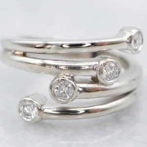 Modernist Diamond Stacking Ring - DIN Norm