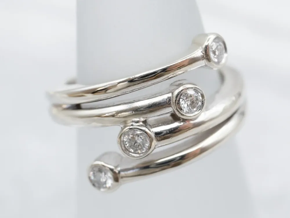 Modernist Diamond Stacking Ring - DIN Norm