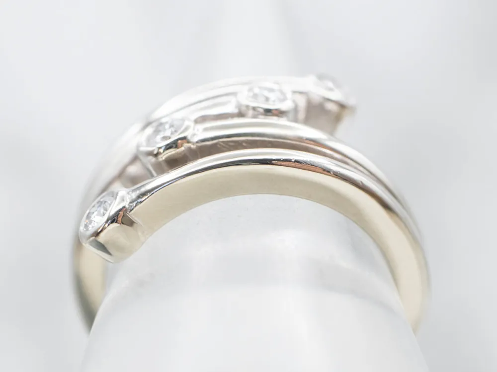 Modernist Diamond Stacking Ring - DIN Norm