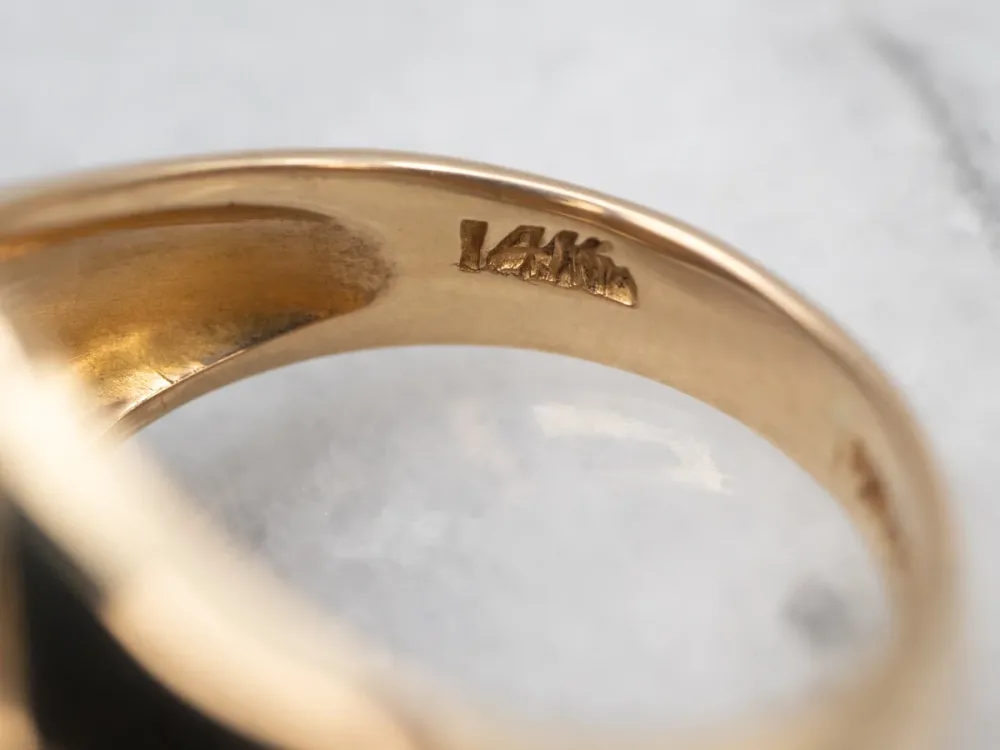 Modernist Domed Diamond Encrusted Ring met CE-Keurmerk