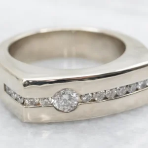 Modernist Gouden Diamond Statement Ring