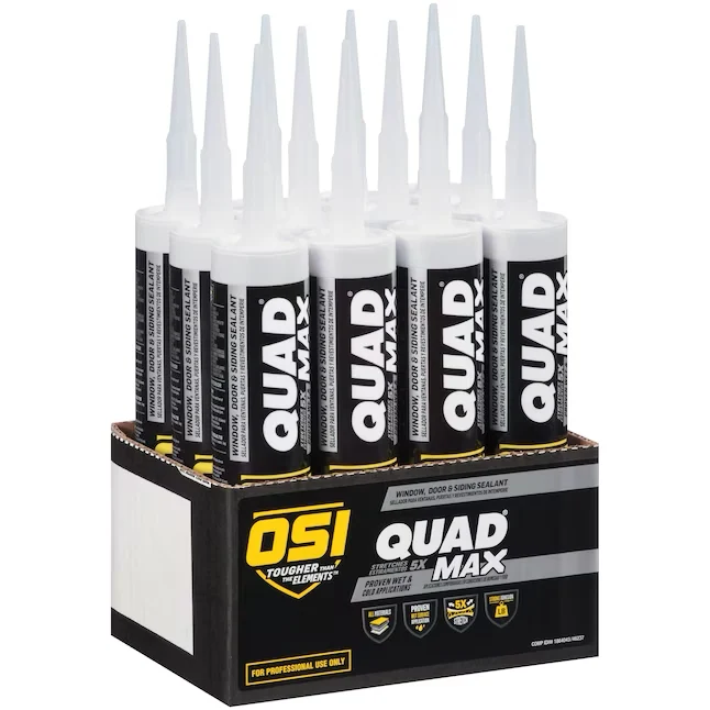 OSI Quad Max 9.5-oz White Paintable Hoogwaardig Sealant Caulk