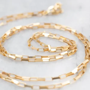 Roestvrij Staal Rectangle Link Chain Spring Ring Clasp