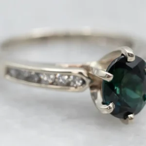Simply Breathtaking Appelgroen Tourmaline and Diamond Ring