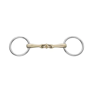 WH Ultra Sensogan Dubbel Jointed Loose Ring Snaffle 14mm No Color 130 mm