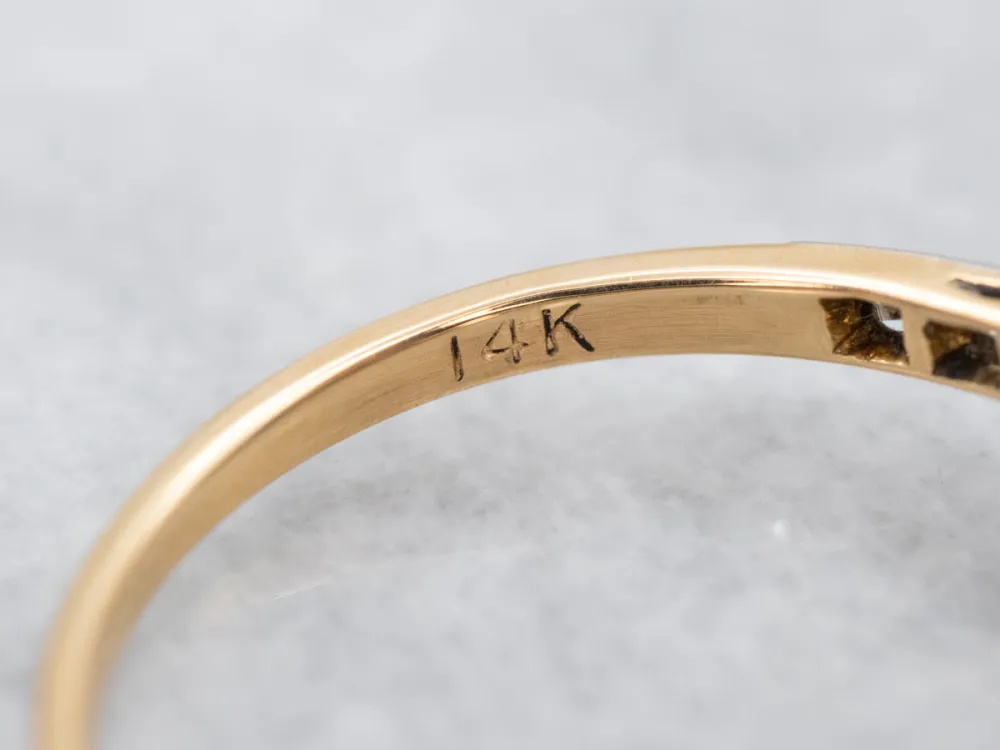 Uniek Sapphire and Old Mine Cut Diamond Ring met CE-Keurmerk