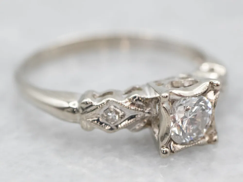 Vintage Diamond Engagement Ring