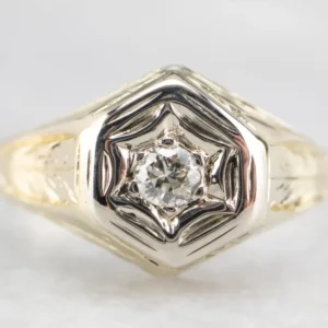 Vintage European Cut Diamond Ring