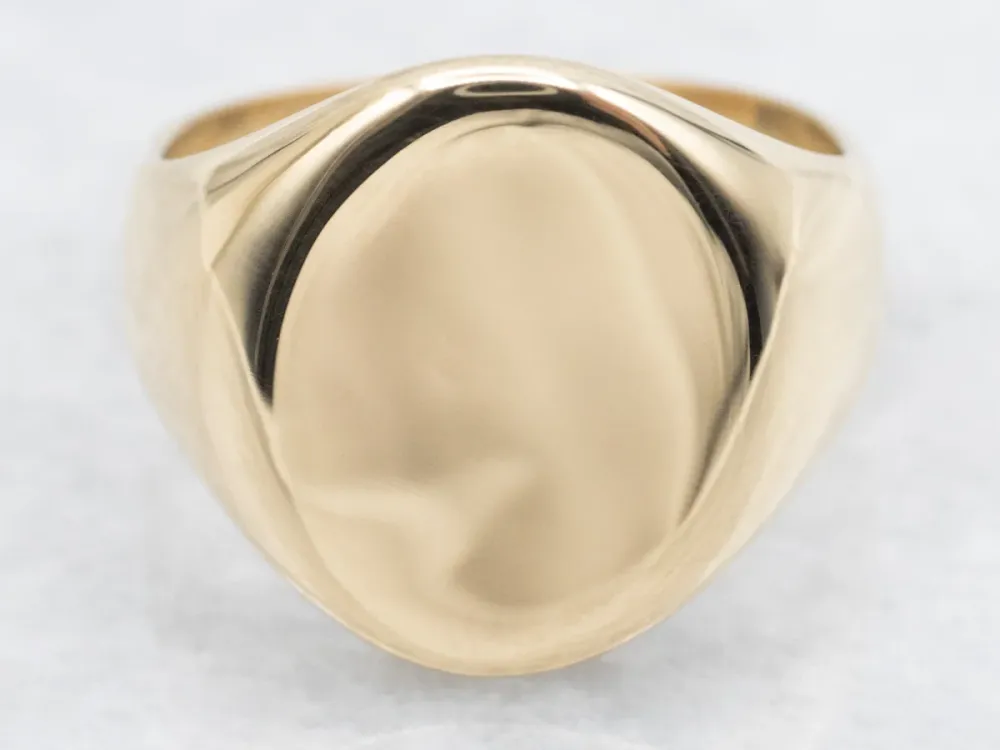 Vintage Gold Tiffany & Co. Signet Ring