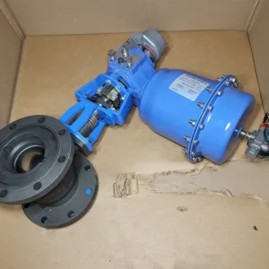 6" Flange Ball Valve w/ Spring Diaphragm Actuator QPX4C/M