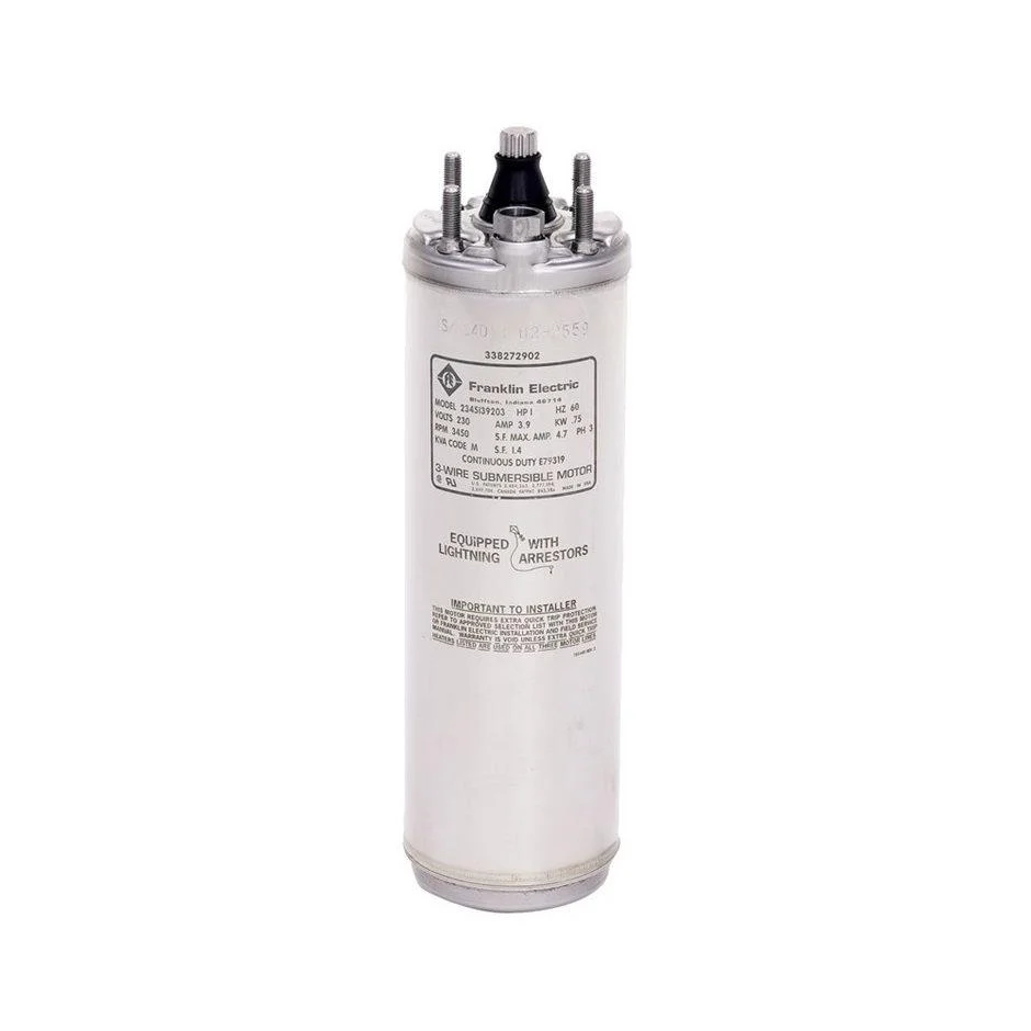 Franklin Electric 3W (2HP,230,60,W) #2243019204GS FPS 4" Submersible Motor, 1-phase, 3-wire, 2hp, 230v, 60 Hz, Water Well...
