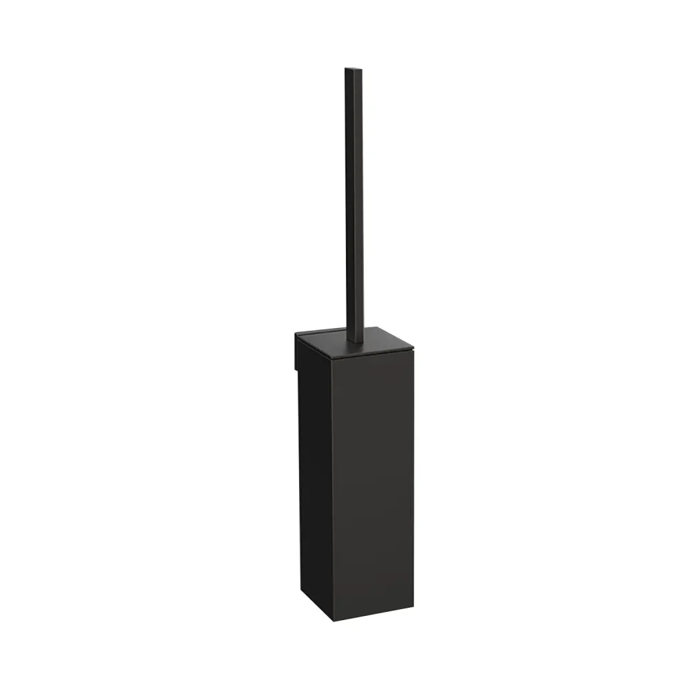 Black brass brush holder Look collection Colombo Design